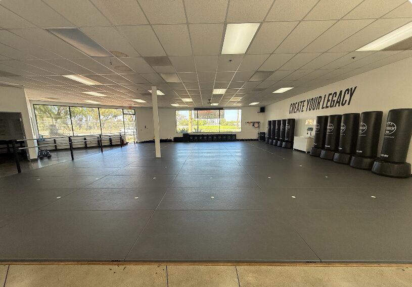 Class training on the main mat at Legacy Martial Arts